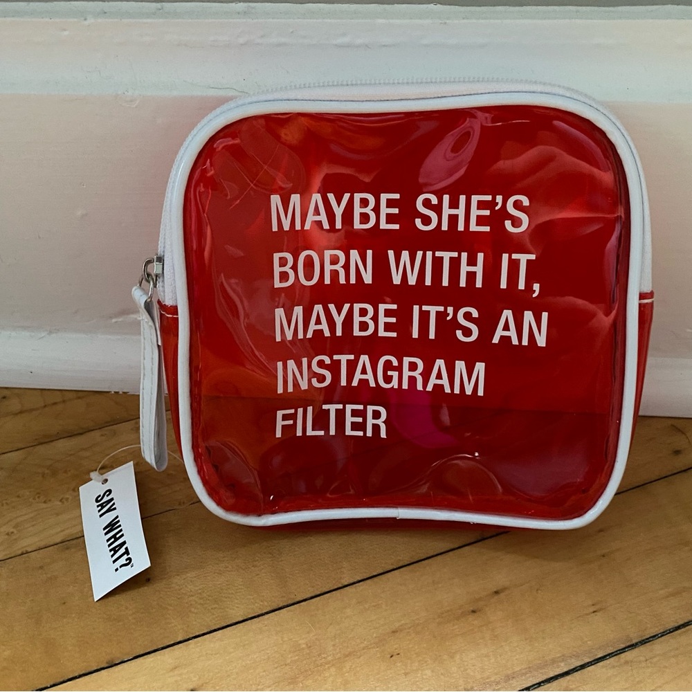 NWT Instagram Filter Makeup Bag